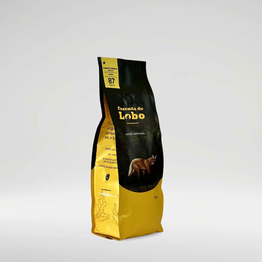Café Especial 87Pts Agrofloresta 500g 100% Arábica Fazenda do Lobo