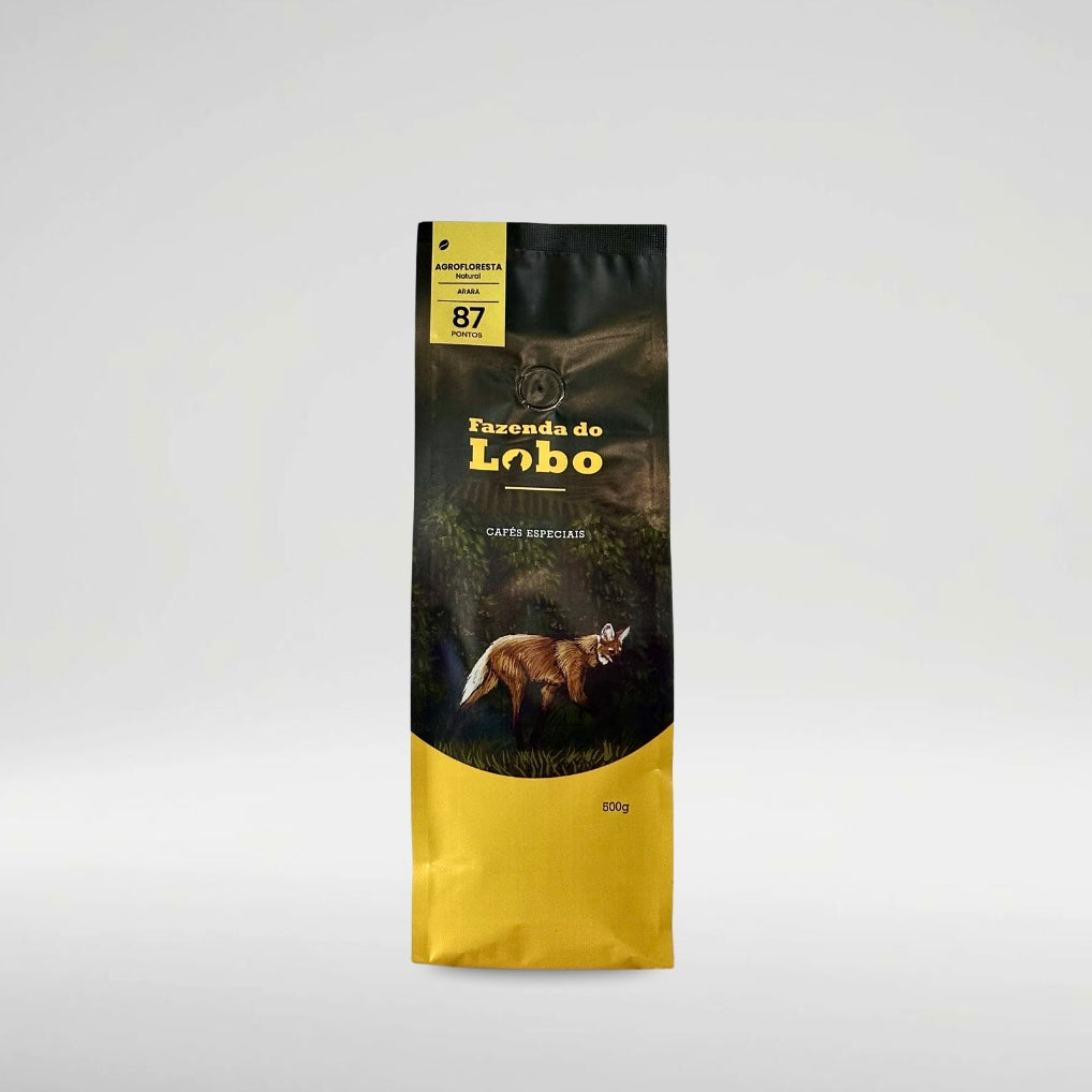Café Especial 87Pts Agrofloresta 500g 100% Arábica Fazenda do Lobo