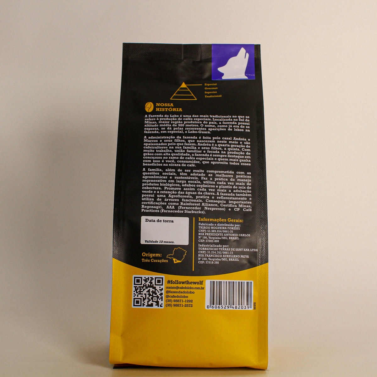 Café Especial 88Pts Exótico 250g 100% Arábica Fazenda do Lobo