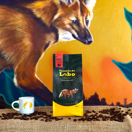Café Especial 86Pts Fermentado 250g 100% Arábica Fazenda do Lobo