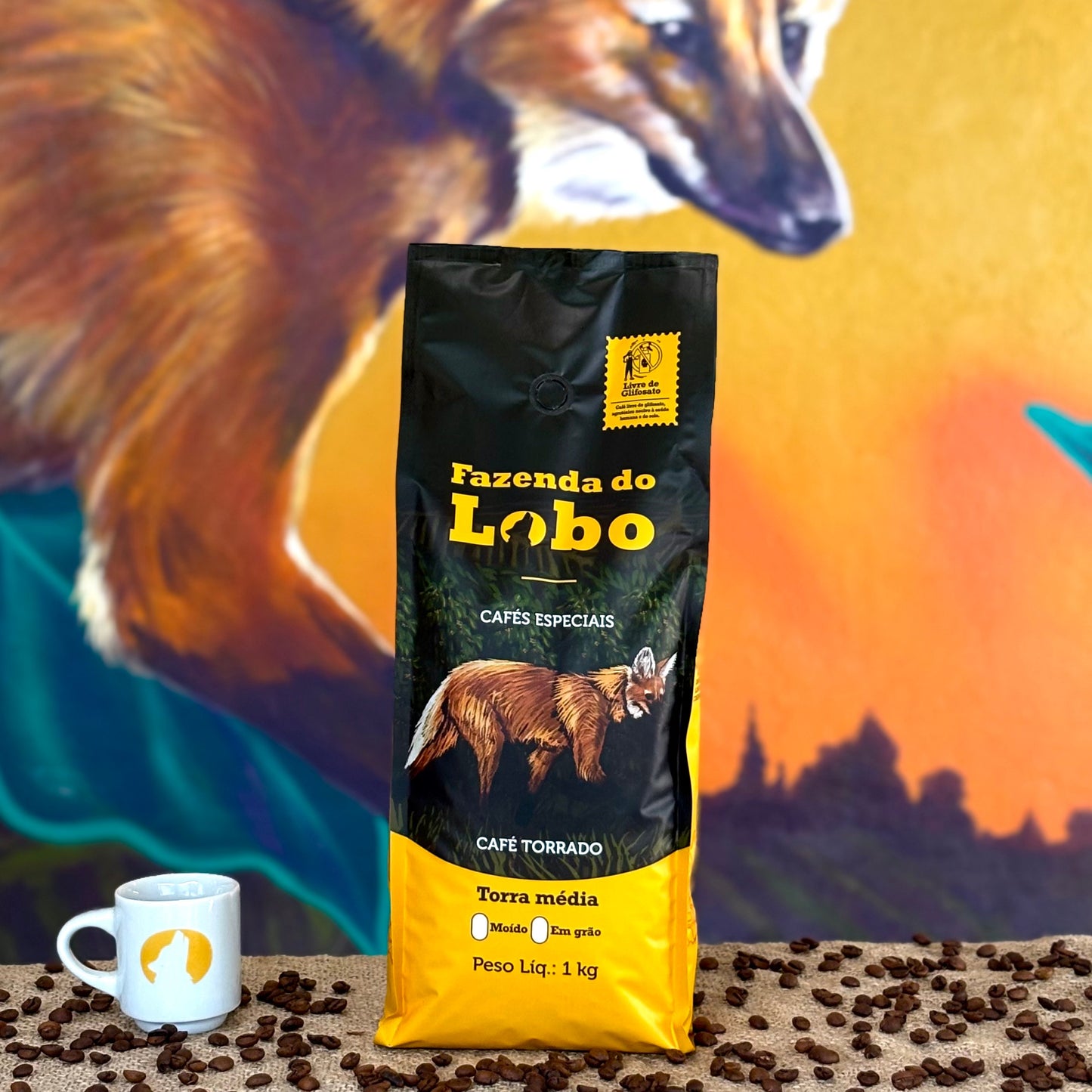 Café Especial 84Pts 1kg 100% Arábica Fazenda do Lobo