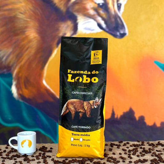 Café Especial 84Pts 1kg 100% Arábica Fazenda do Lobo