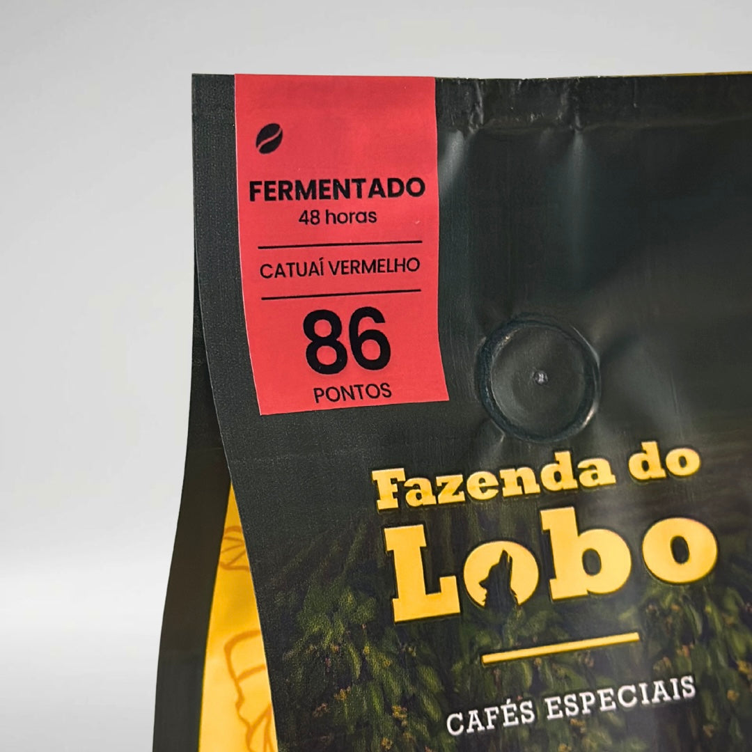 Café Especial 86Pts Fermentado 1kg 100% Arábica Fazenda do Lobo