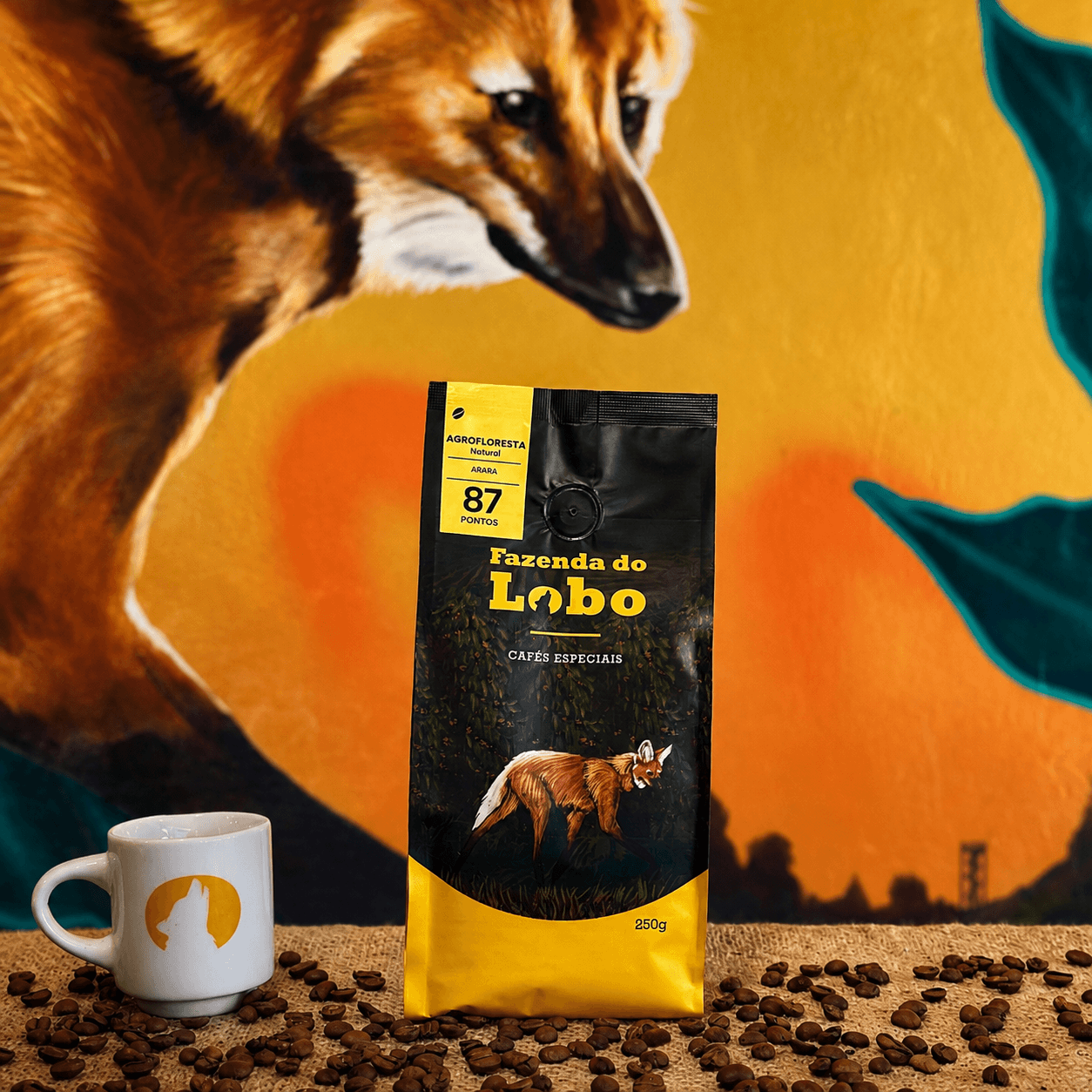 Café Especial 87Pts Agrofloresta 250g 100% Arábica Fazenda do Lobo