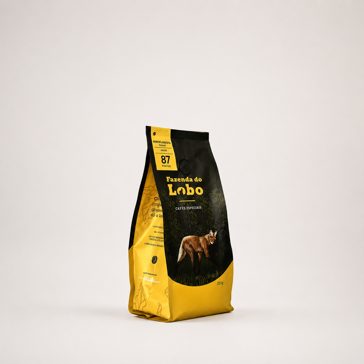 Café Especial 87Pts Agrofloresta 250g 100% Arábica Fazenda do Lobo