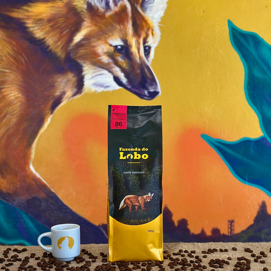 Café Especial 86Pts Fermentado 500g 100% Arábica Fazenda do Lobo