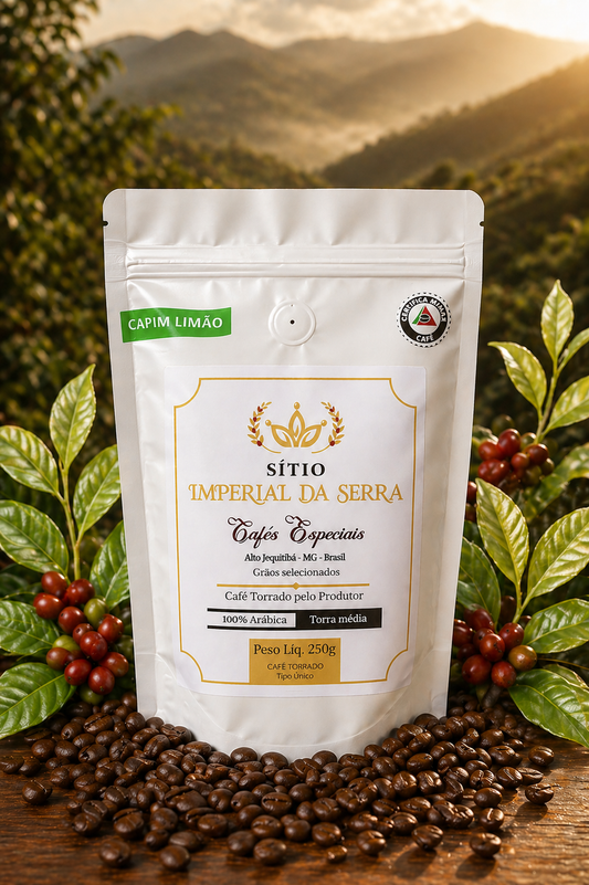 Café especial Sitio Imperial da Serra Capim Limão 250g