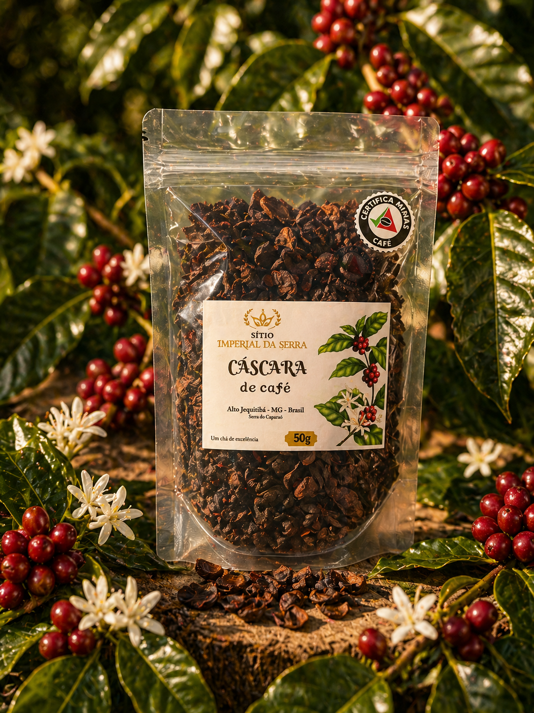 Cascará de Café Sítio Imperial da Serra Chá 50g