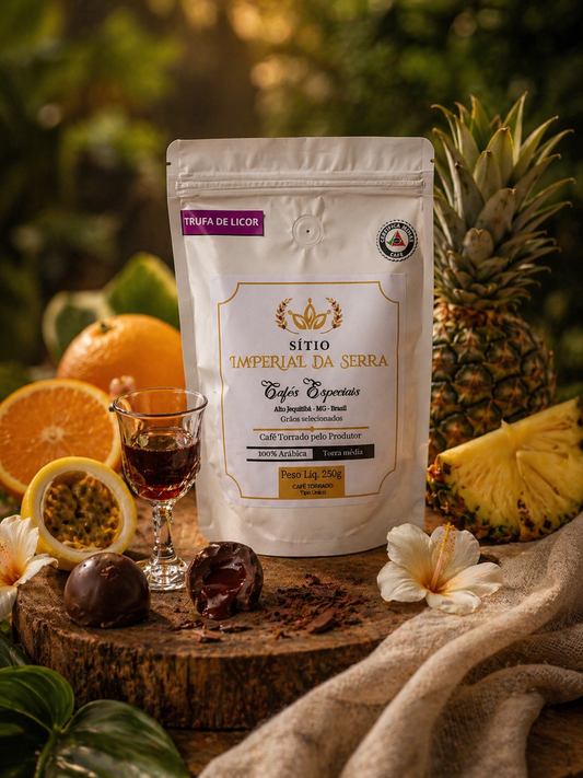 Café especial Sitio Imperial da Serra Trufa de Licor 250g  Ed Limitada