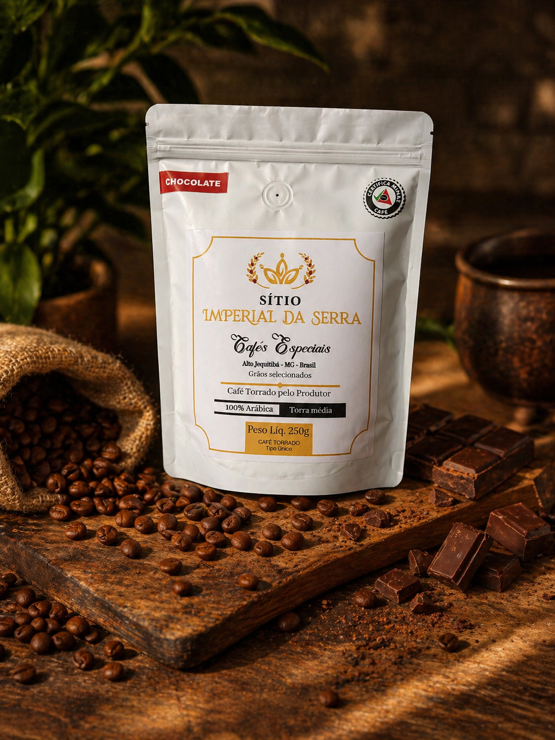 Café especial Sitio Imperial da Serra Chocolate 250g
