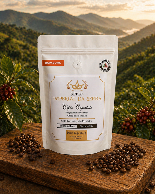 Café especial Sitio Imperial da Serra Rapadura 250g
