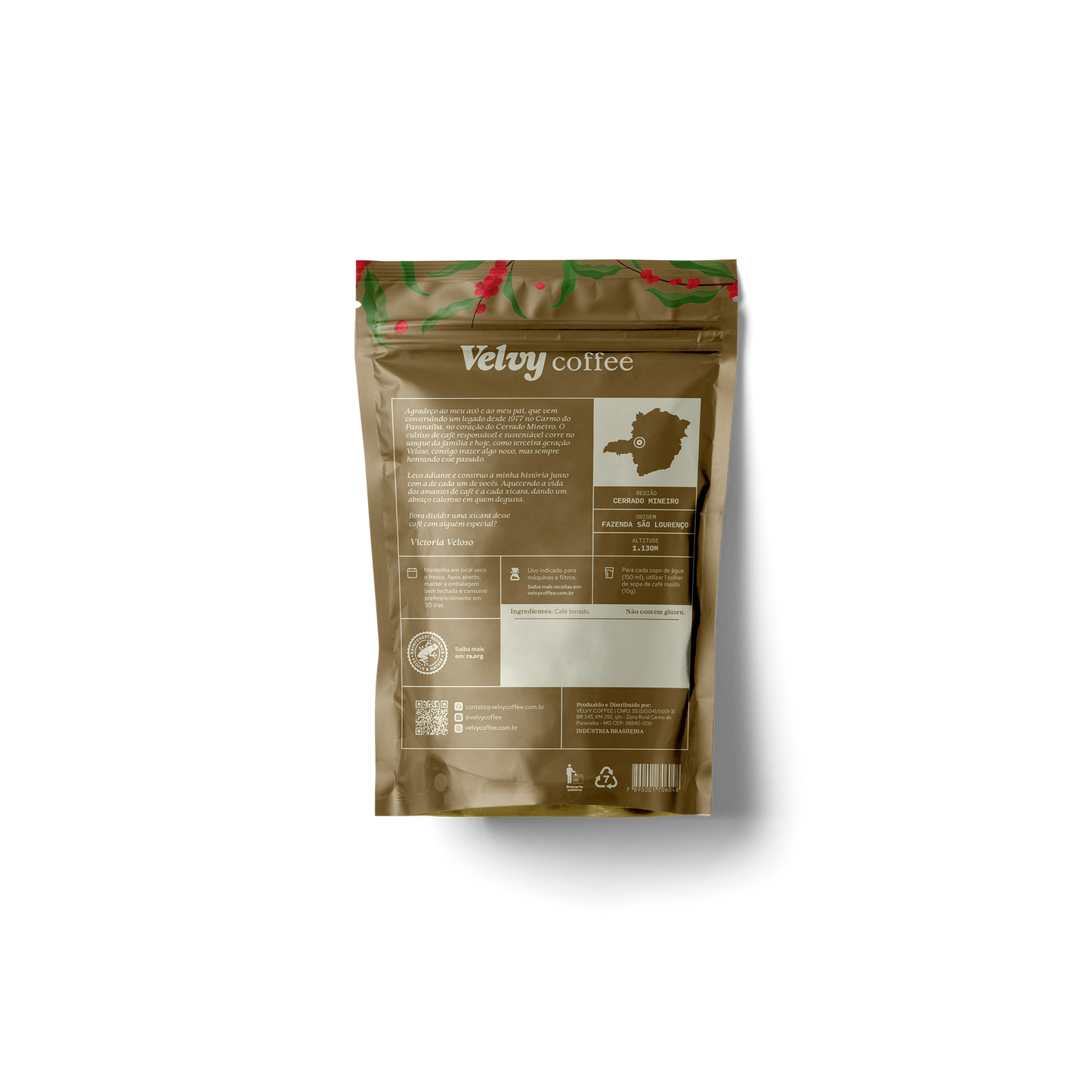 Café Velvy Coffee Toca Caramelo 250g Moído