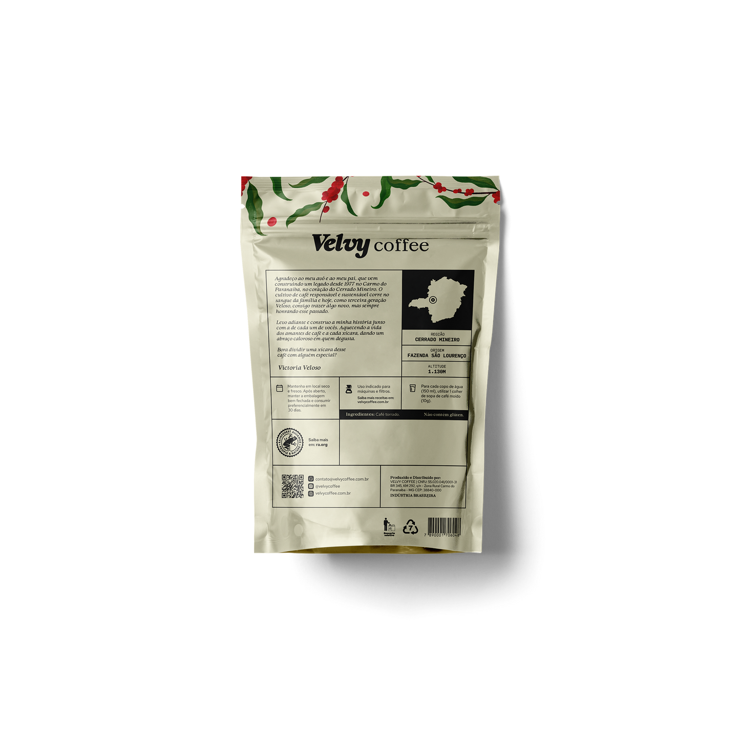 Café Velvy Coffee Frescor Solar 250g Moído