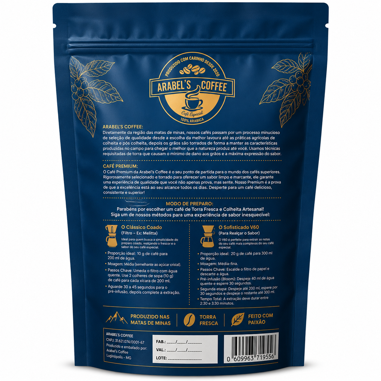 Café Premium Arabel's Moído 500G