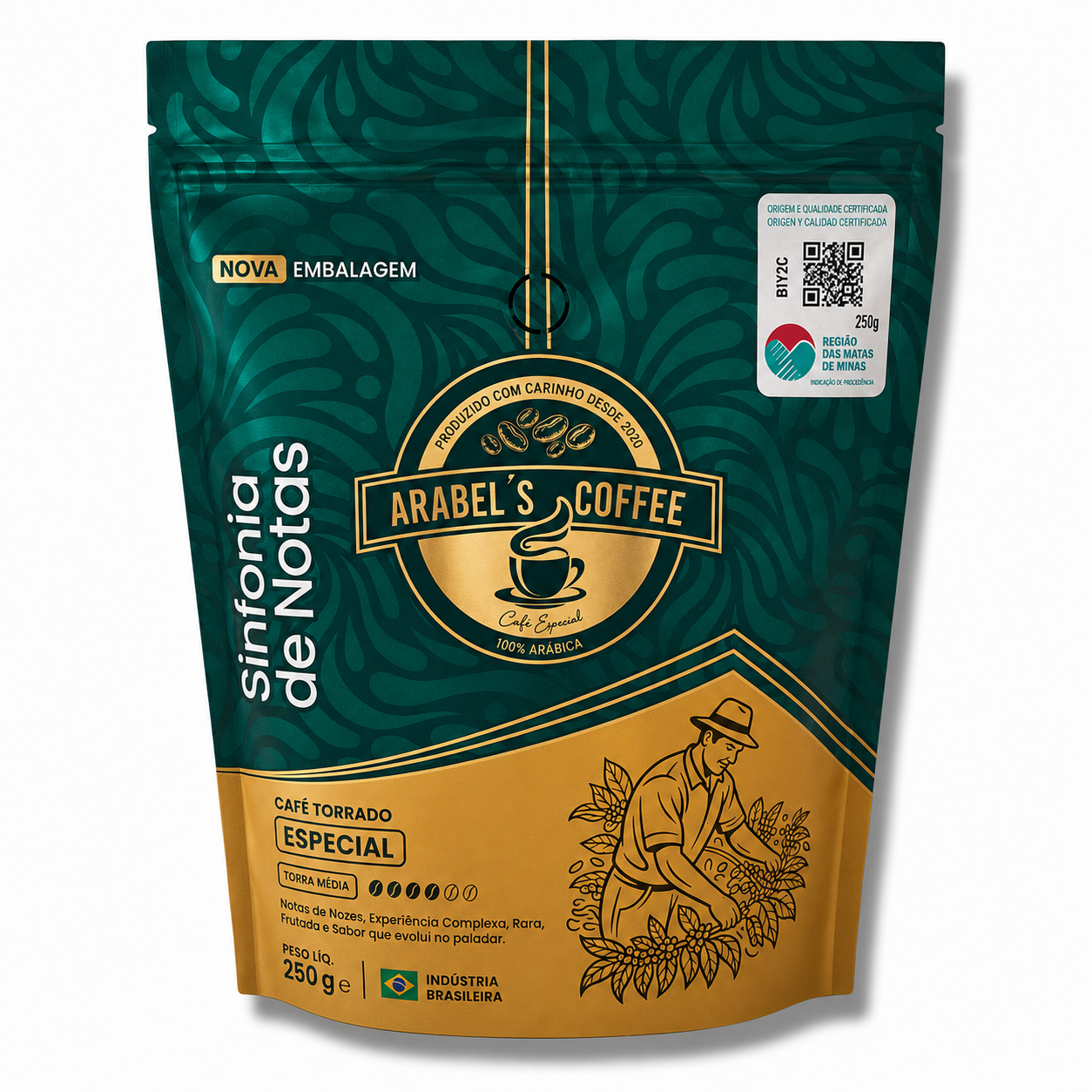 Café Especial Sinfonia de Notas Arabel's Coffee 250g Moído