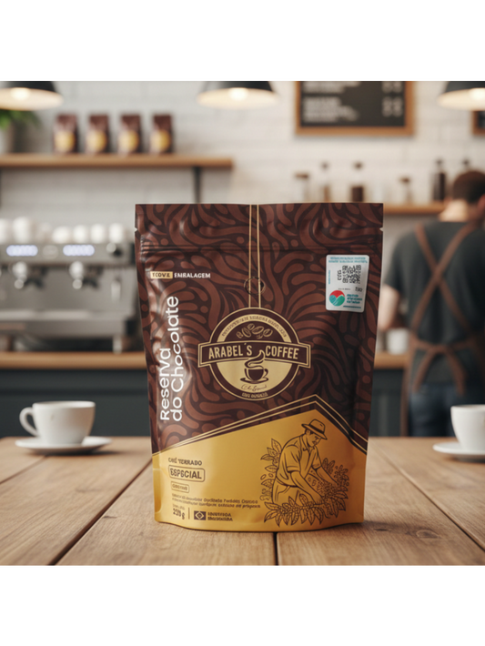 Café Especial em Grãos Arabel's Coffee  250g Reserva do Chocolate