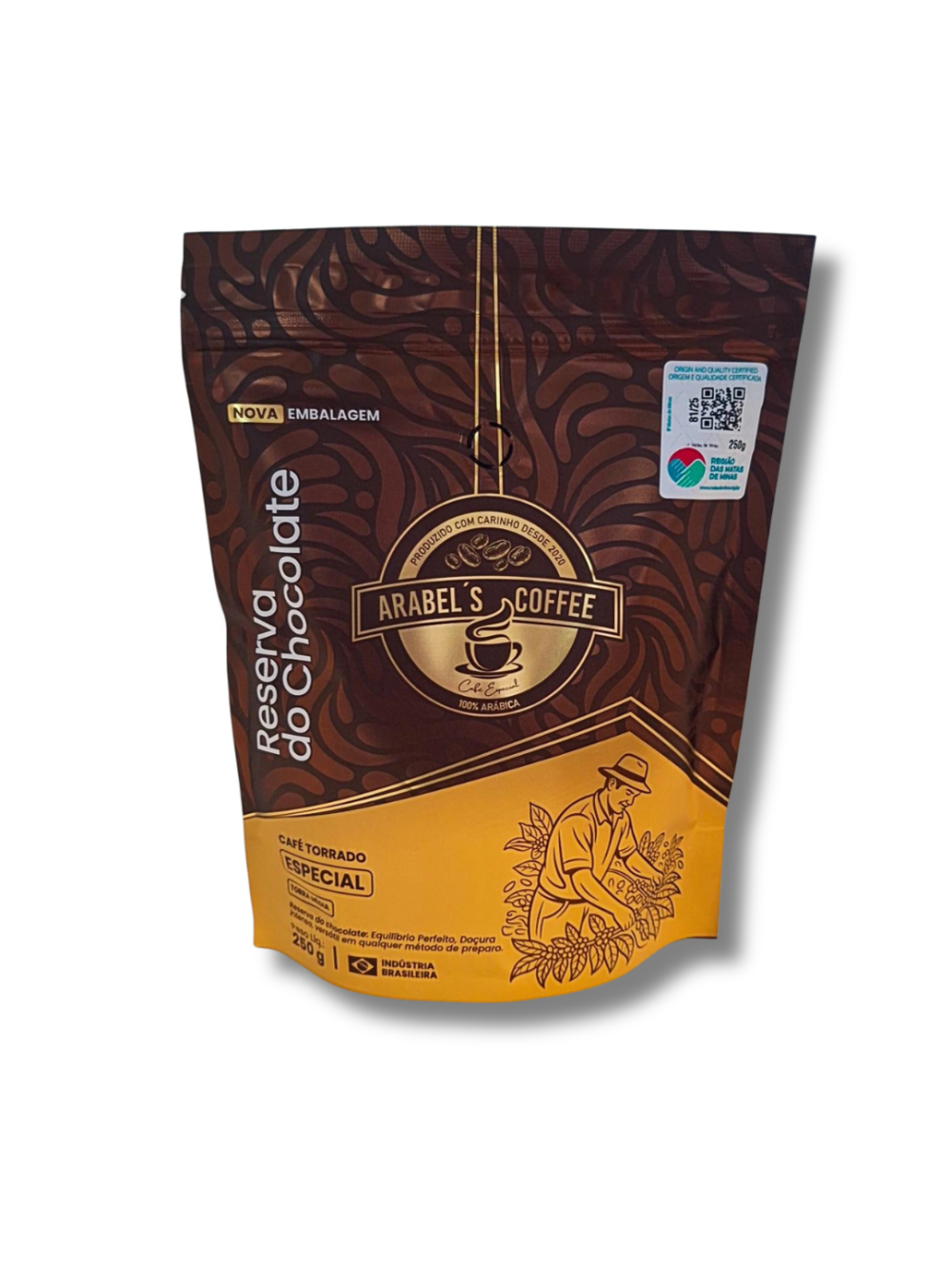 Café Especial em Grãos Arabel's Coffee  250g Reserva do Chocolate
