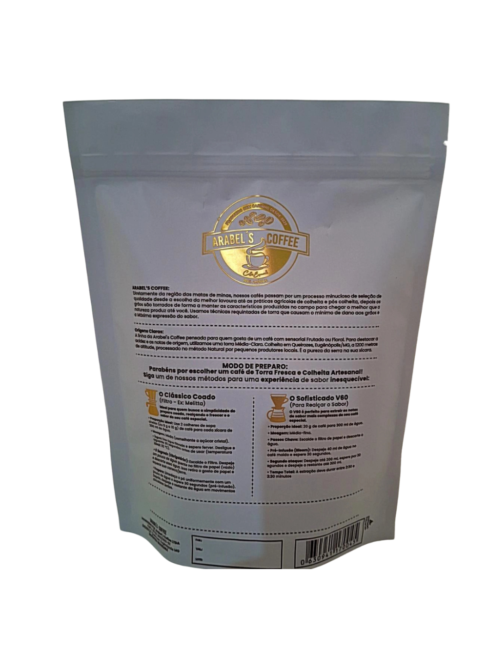 Café Especial Moído Arabel's Coffee 250g Origens Claras