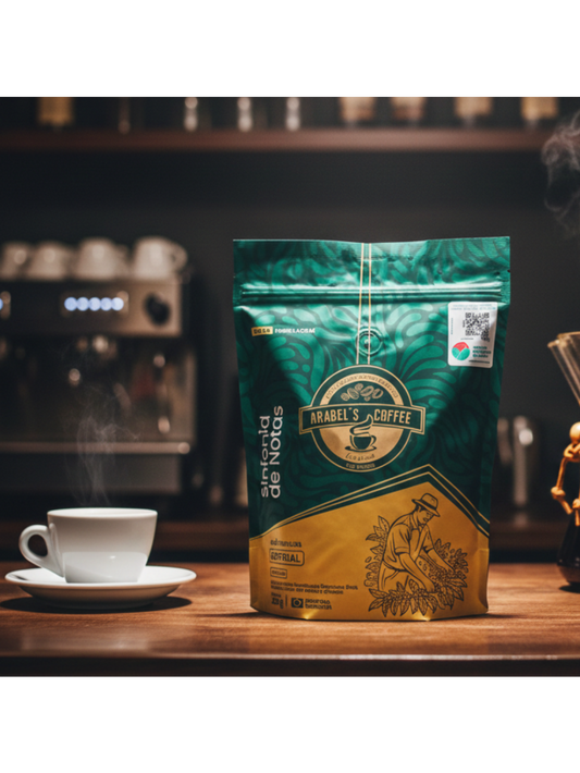 Café Especial Moído 250g em grãos Arabel's Sinfonia de Notas