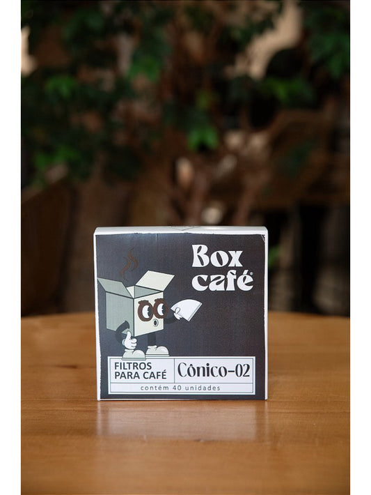 Filtro de papel cônico V60 02 40un compatível com Hario V60 e outros métodos cônicos