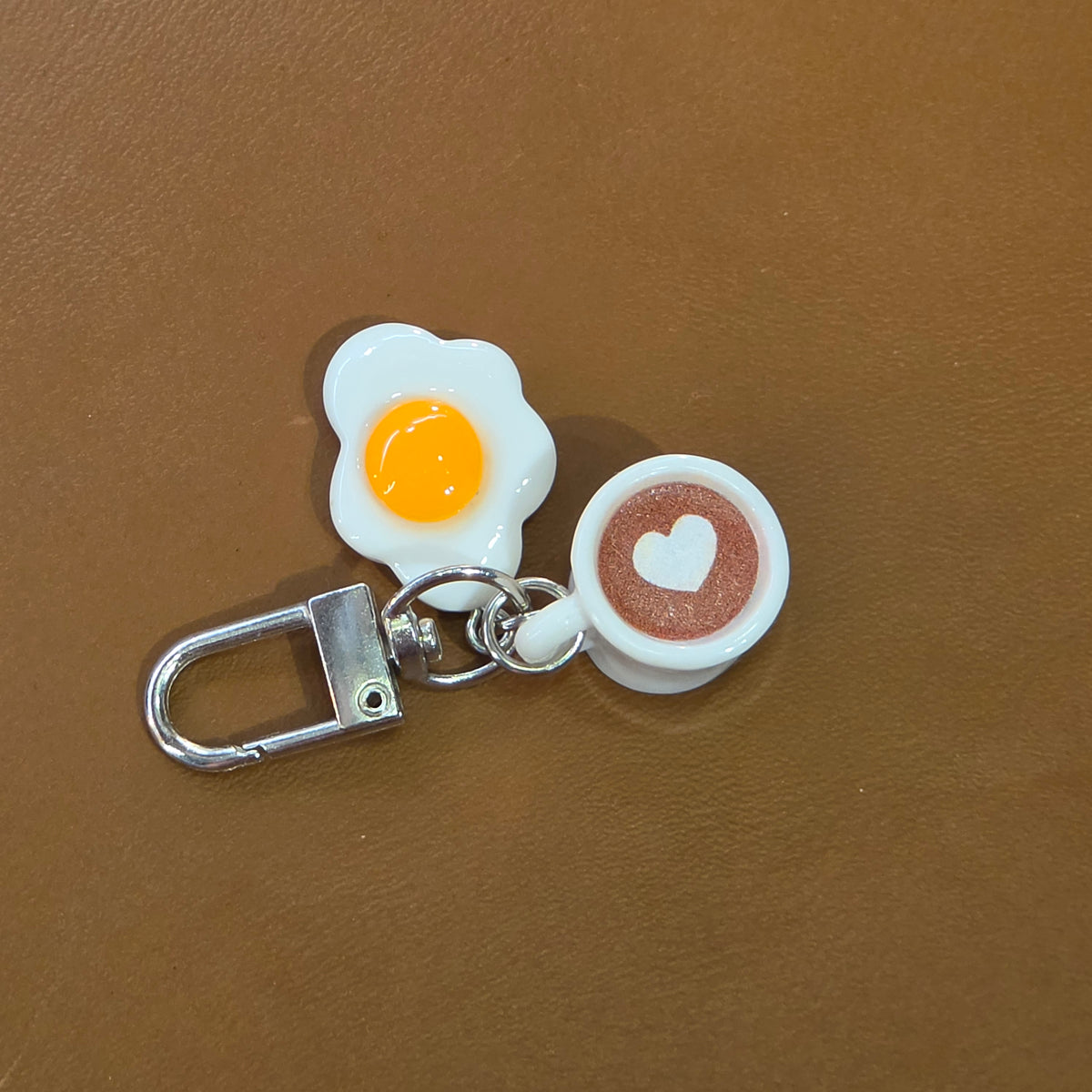 Chaveiro Latte art (Ovo)