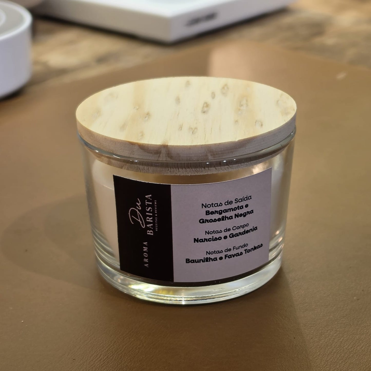 Vela Aromática Bergamota e Groselha Negra
