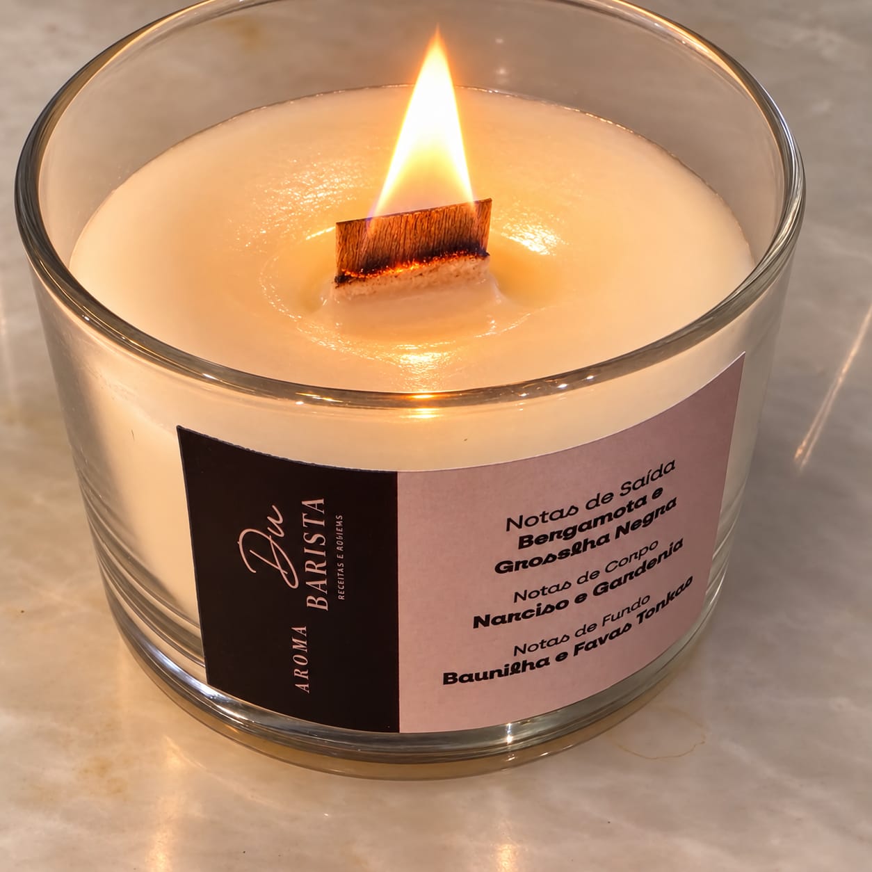 Vela Aromática Bergamota e Groselha Negra