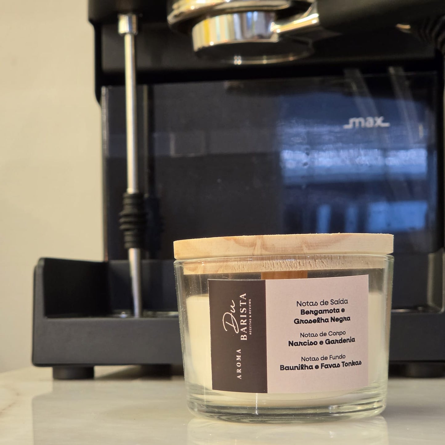 Vela Aromática Bergamota e Groselha Negra