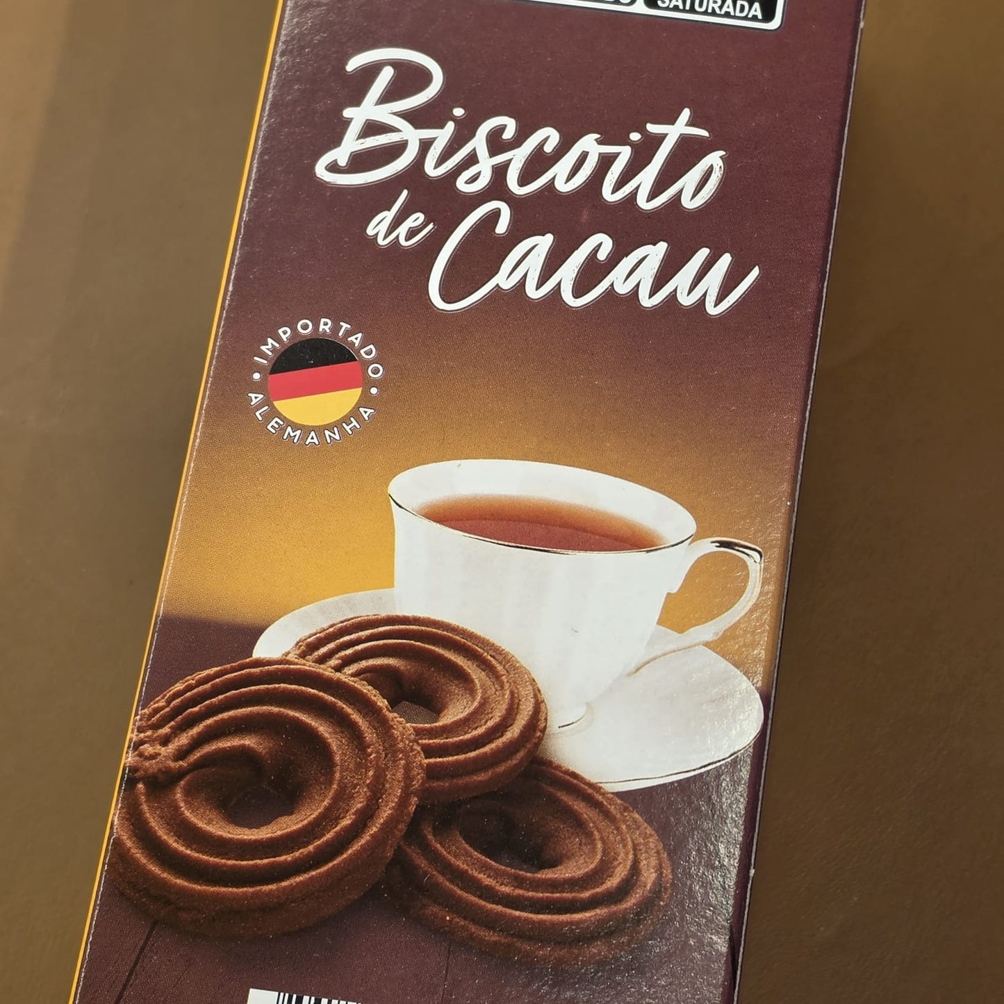 Biscoito de cacau importado da Alemanha 300g