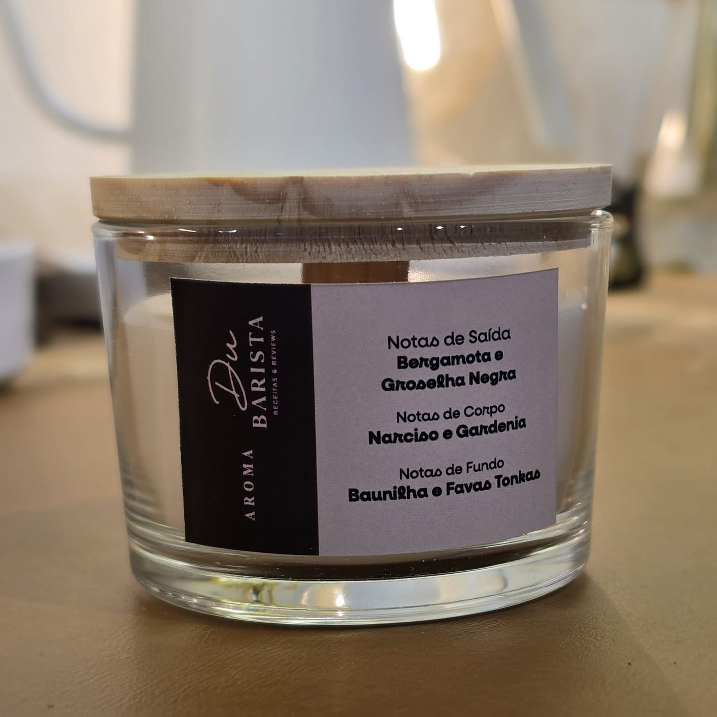 Vela Aromática Bergamota e Groselha Negra