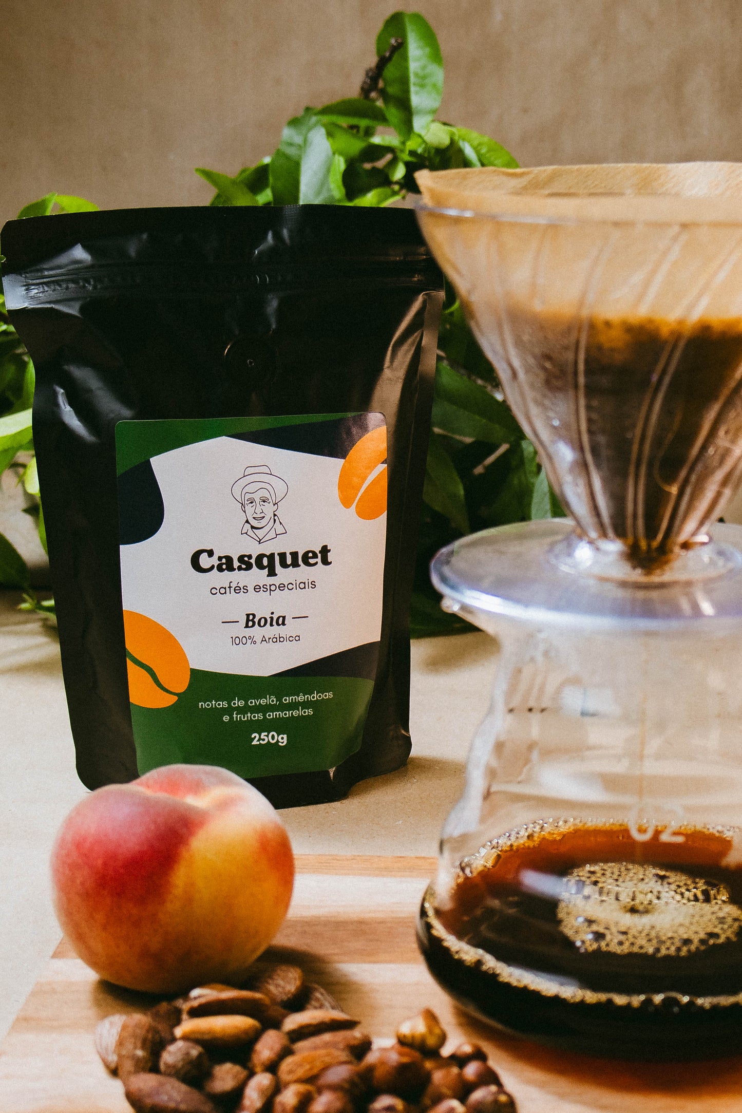 Café Especial 100% Arábica 84+ Pontos 250g | Casquet Boia Torrado em Grãos
