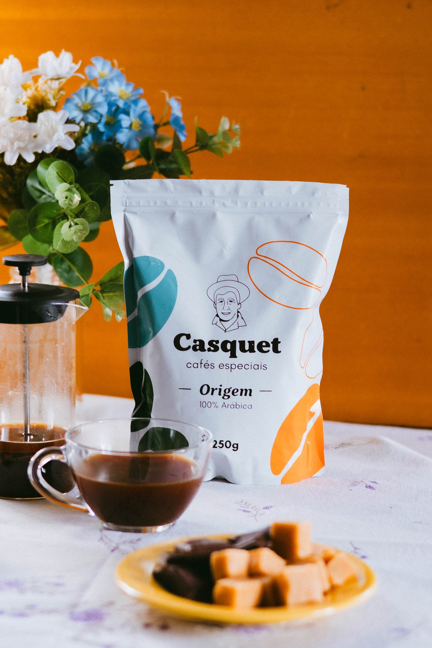 Café Especial Torrado em Grãos 100% Arábica 84+ Pontos 1,25kg | Casquet Origem Minas Gerais