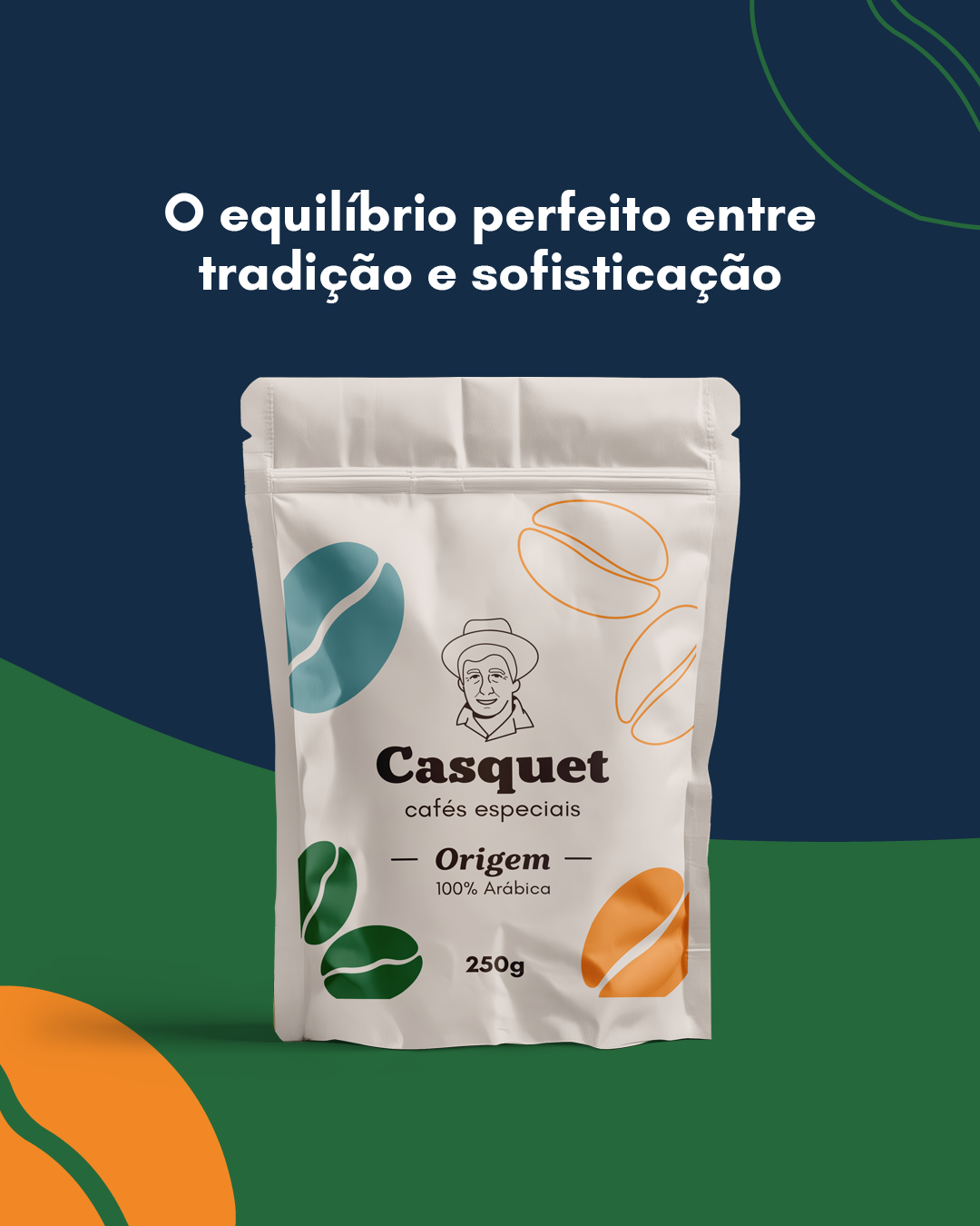 Café Especial Torrado em Grãos 100% Arábica 84+ Pontos 1,25kg | Casquet Origem Minas Gerais