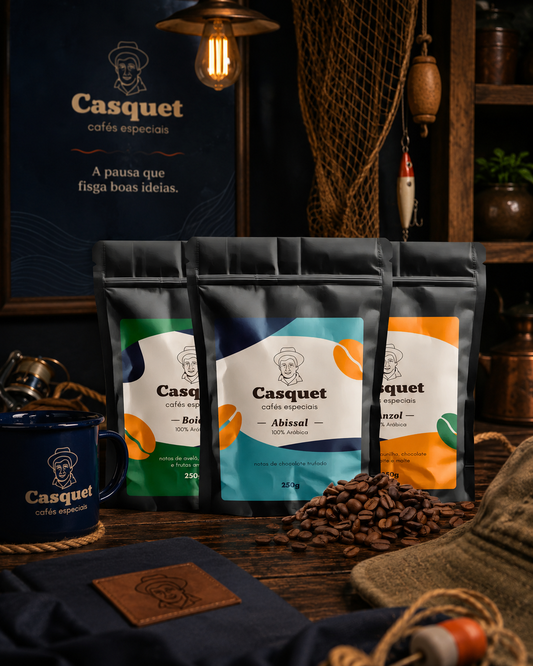 Café Especial Torrado em Grãos 100% Arábica 84+ Pontos 750g Torra Média | Casquet Origens