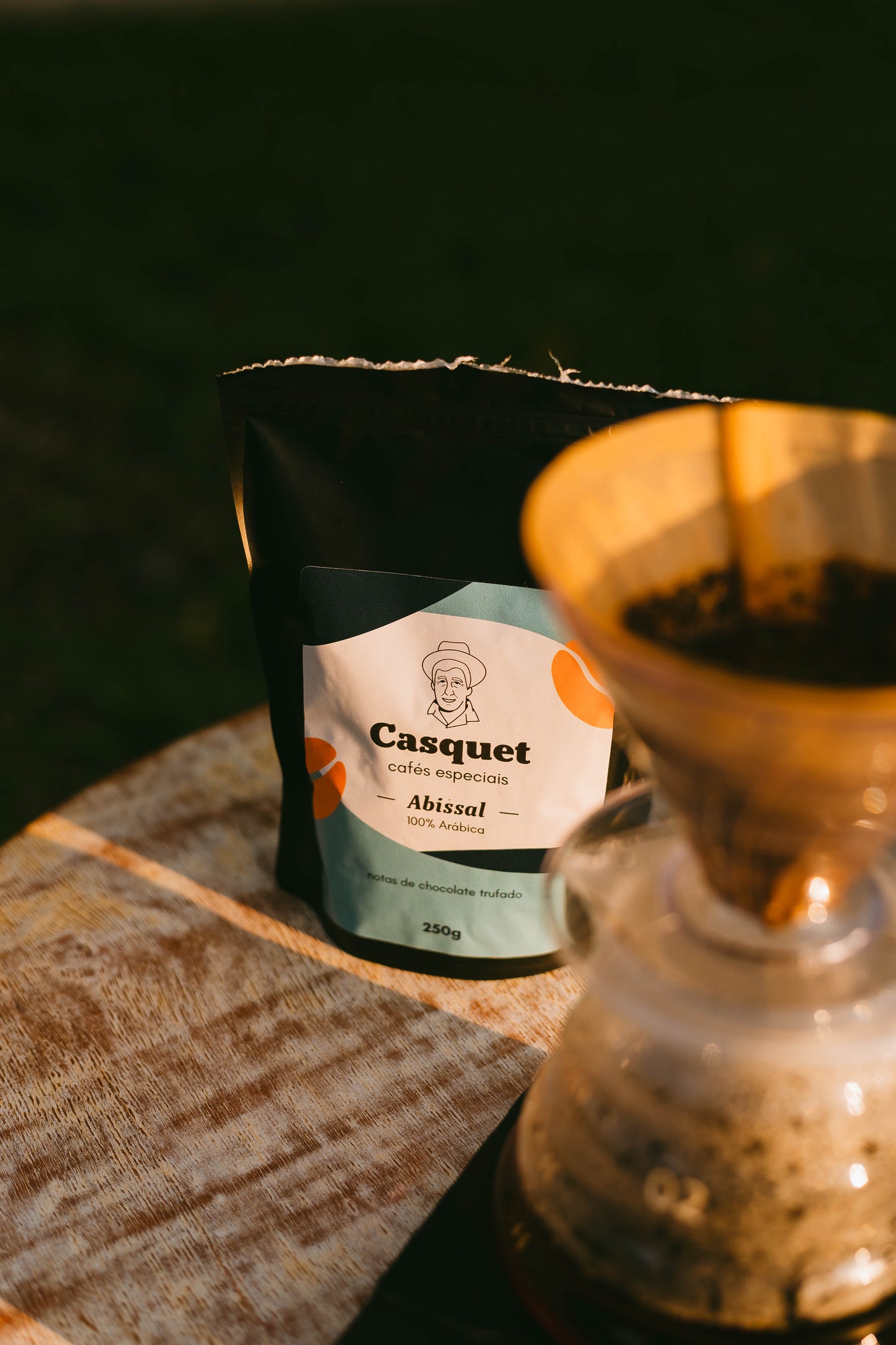Café Especial 100% Arábica 84+ Pontos 250g | Casquet Abissal Torrado em Grãos