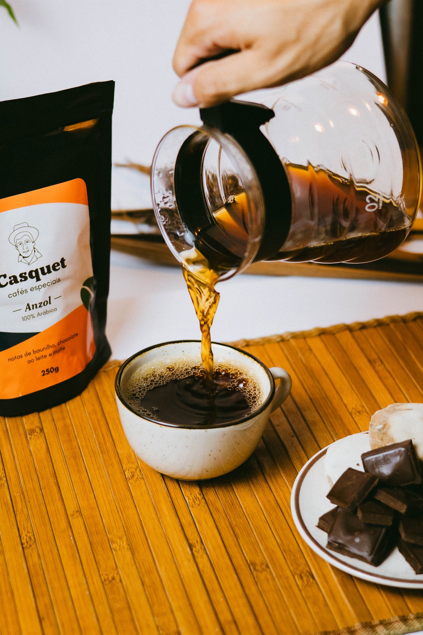 Café Especial Torrado em Grãos 100% Arábica 84+ Pontos 750g Torra Média | Casquet Origens