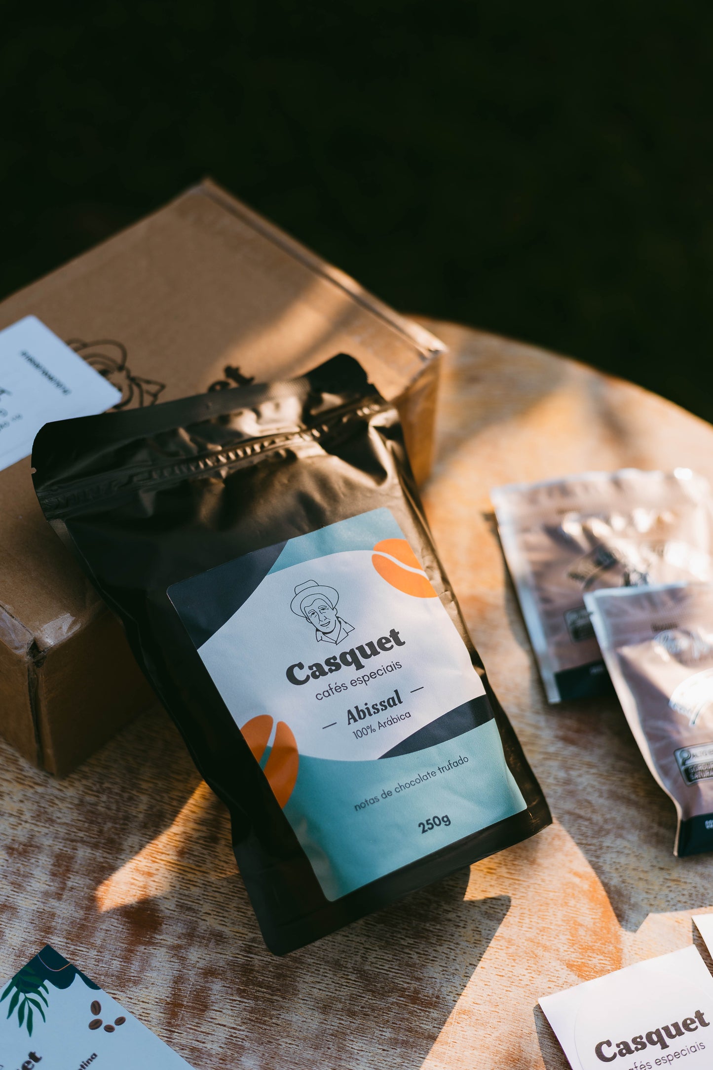Café Especial 100% Arábica 84+ Pontos 250g | Casquet Abissal Torrado em Grãos