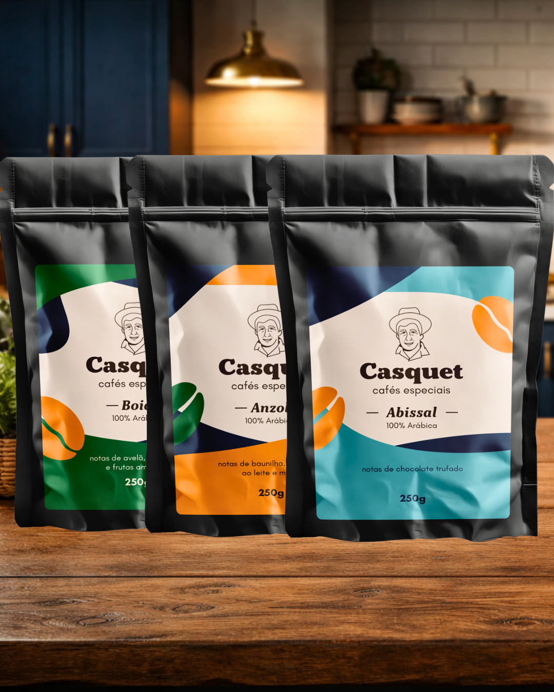 Café Especial Torrado em Grãos 100% Arábica 84+ Pontos 750g Torra Média | Casquet Origens