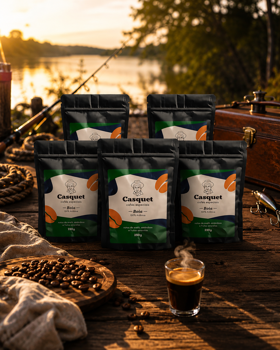 Café Especial Torrado em Grãos 100% Arábica 84+ Pontos 1,25kg | Casquet Boia Alta Mogiana