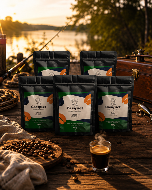 Café Especial Torrado em Grãos 100% Arábica 84+ Pontos 1,25kg | Casquet Boia Alta Mogiana