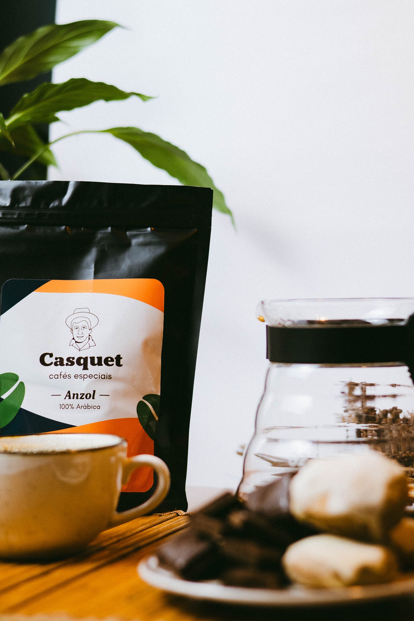 Café Especial Torrado em Grãos 100% Arábica 84+ Pontos 1,25kg | Casquet Anzol Espírito Santo