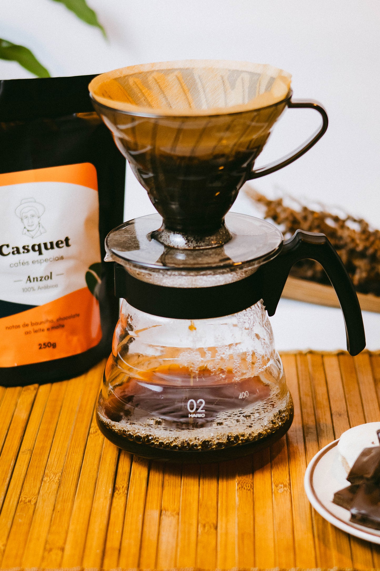 Café Especial 100% Arábica 84+ Pontos 250g | Casquet Anzol Torrado em Grãos