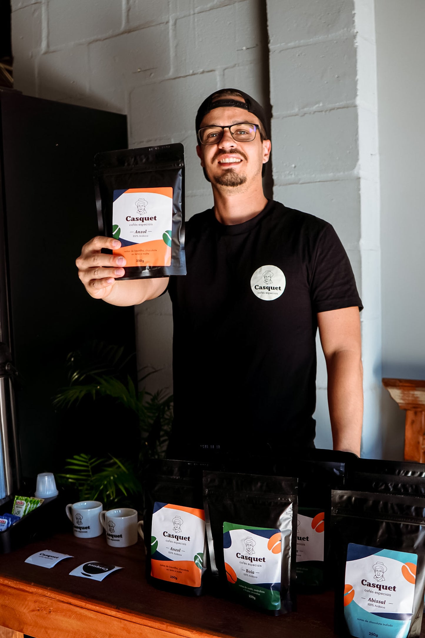 Café Especial Anzol Casquet 50g Degustação | Café Especial 100% Arábica Capixaba | Notas de Baunilha em Grãos
