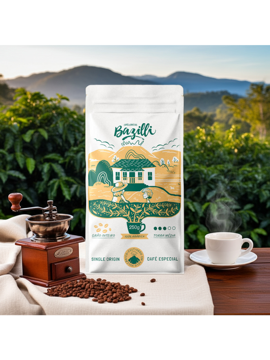 Café Bazilli Torrado em Grãos 250g