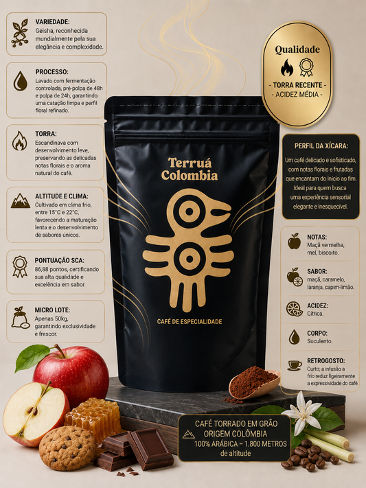 Geisha Lavado Café Especial Colombiano 200g