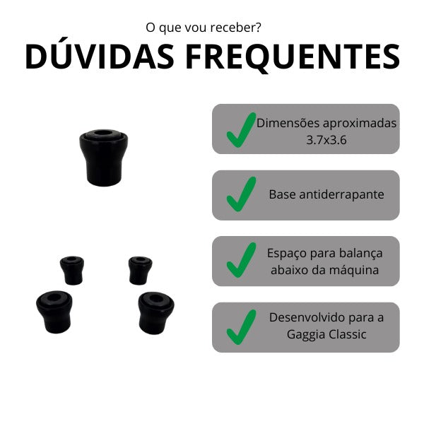 Kit Elevador para Gaggia Classic 3D Unique