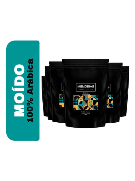 Memórias Cafés Especiais Kit 6 Pacotes Café Orgânico 3 Kg