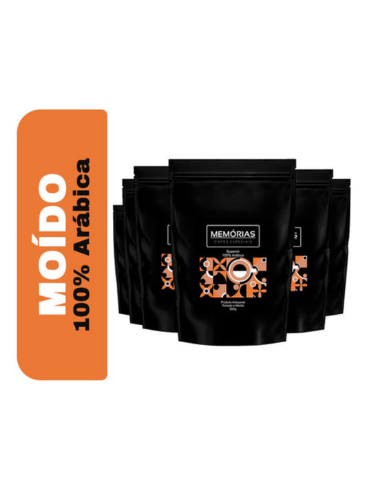 Memórias Cafés Especiais Kit 6 Pacotes Café Superior 3 Kg