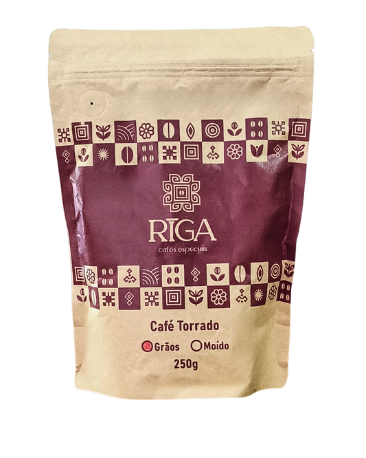 Café Riga Frutas Amarelas 250g em grãos