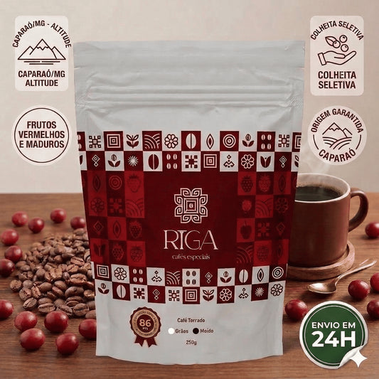 Café Riga Especial Frutas Vermelhas em pó 100g  Região do Caparaó